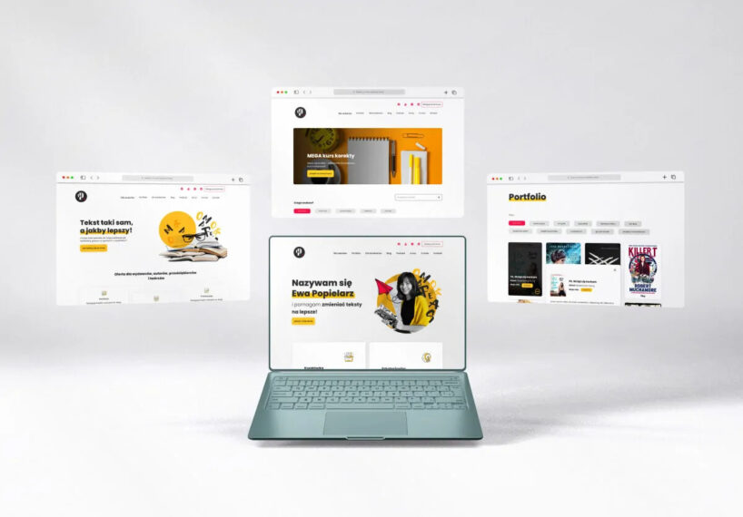 Custom WordPress site for Ewa Popielarz